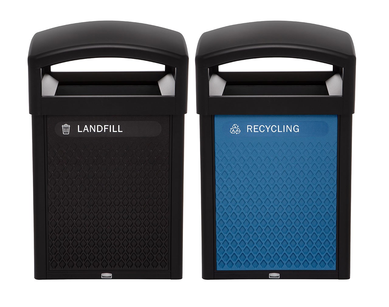 The Medium Landfill Decorative Panels pair with the 35 Gal Landmark Series Containers (sold separately) or 41 Gal Tailor™ Container (sold separately) for a customizable waste solution.