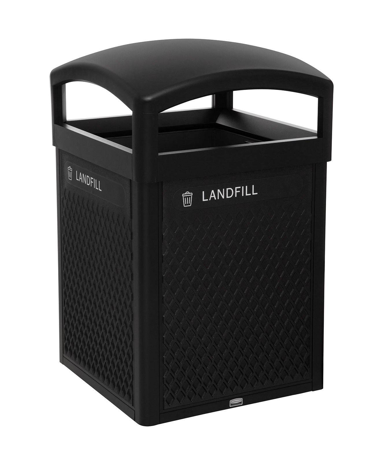 The Medium Landfill Decorative Panels pair with the 35 Gal Landmark Series Containers (sold separately) or 41 Gal Tailor™ Container (sold separately) for a customizable waste solution.
