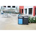 The Medium Mixed Recycling  Decorative Panels pair with the 35 Gal Landmark Series Containers (sold separately) or 41 Gal Tailor™ Container (sold separately) for a customizable waste solution.