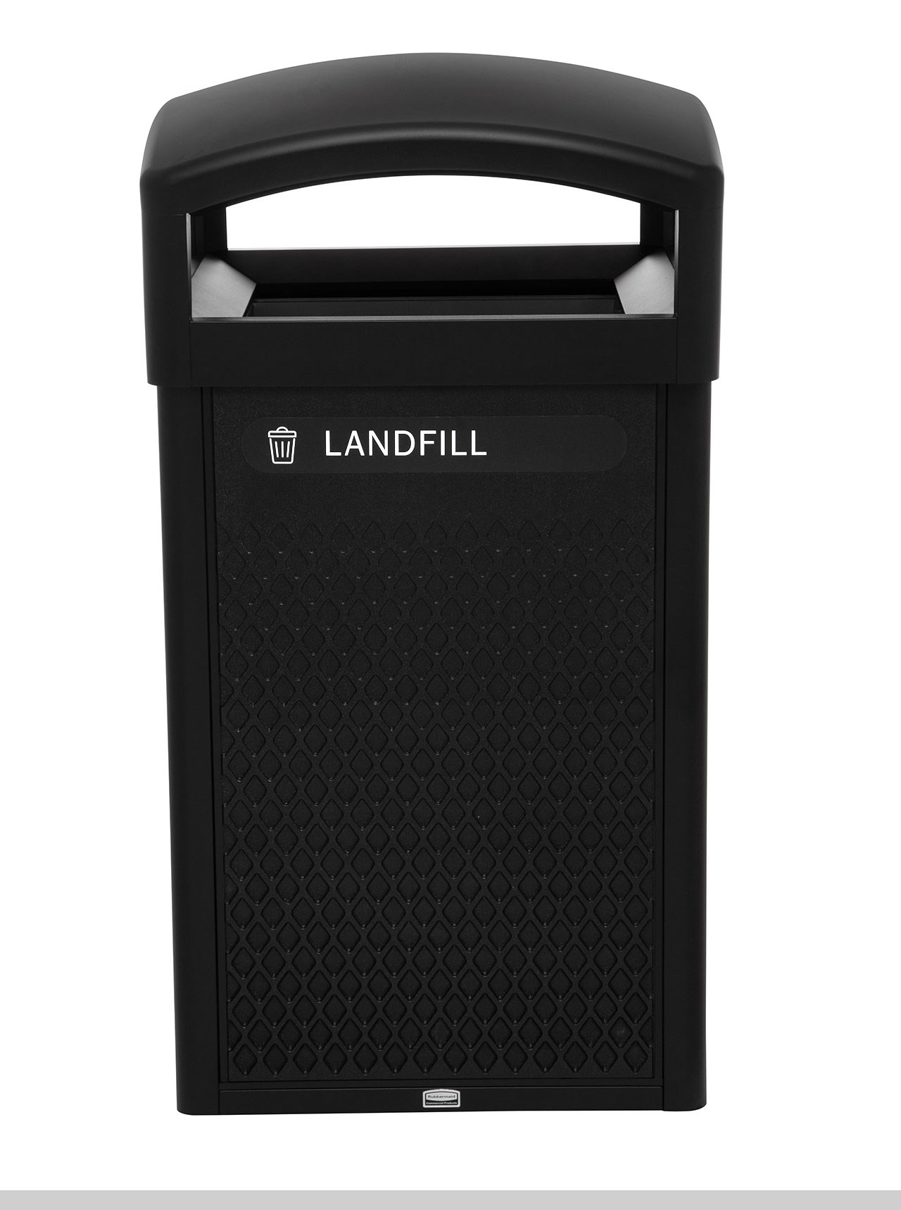 The Large Landfill Decorative Panels pair with the 50 Gal Landmark Series Containers (sold separately) or 51 Gal Tailor™ Container (sold separately) for a customizable waste solution.