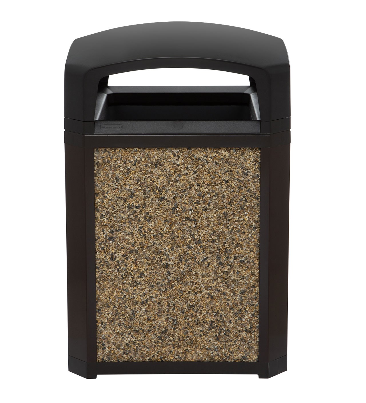 Pair the River Rock decorative stone panels with 35 Gal Landmark Series® Classic Container (sold separately) to add final touch creating an attractive receptacle.