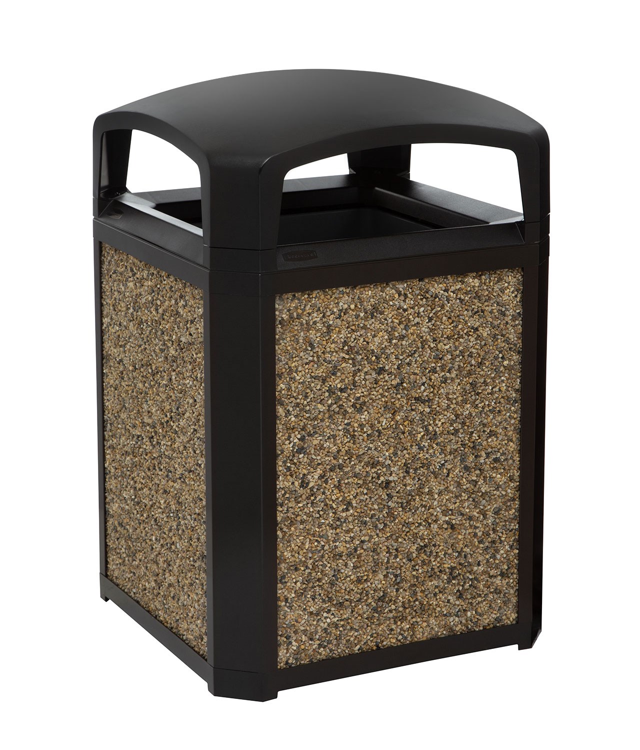 Pair the River Rock decorative stone panels with 35 Gal Landmark Series® Classic Container (sold separately) to add final touch creating an attractive receptacle.