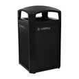 Landmark Series® Containers are the ideal solution for high-volume outdoor waste collection. Easy-to-service design features a hinged top with a stay-open strap to access rigid liner for quick waste removal.