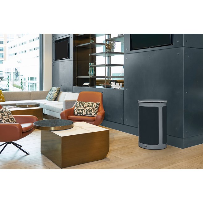 The Enhance™ series provides premium waste receptacles that complement the décor of any upscale property.