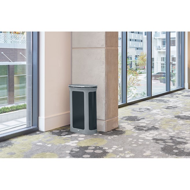 The Enhance™ series provides premium waste receptacles that complement the décor of any upscale property.