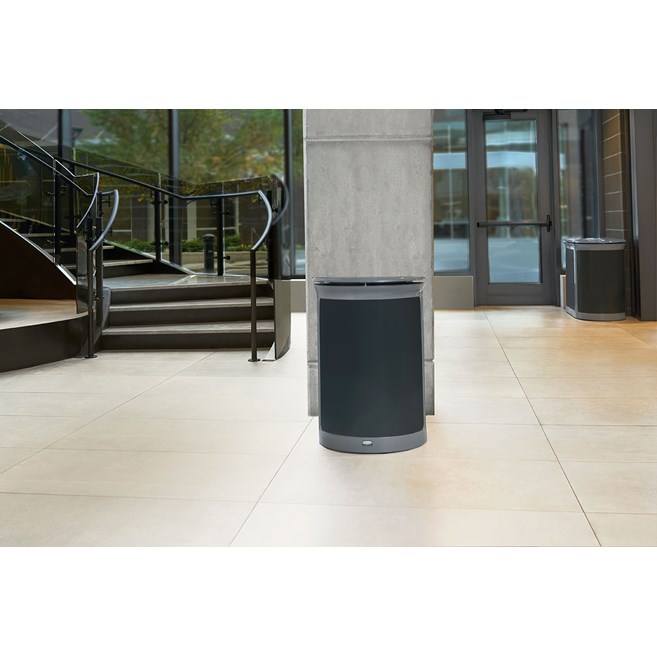 The Enhance™ series provides premium waste receptacles that complement the décor of any upscale property.