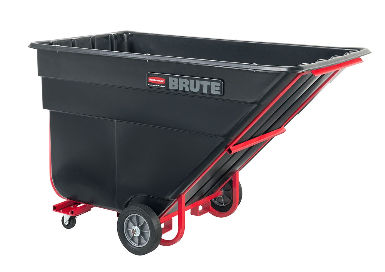The BRUTE Forkliftable Tilt Truck offers industrial strength construction to transport heavy loads up to 1,500 lbs.