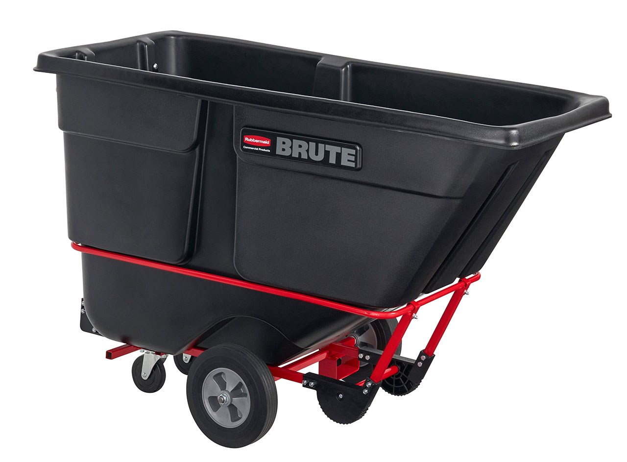 The BRUTE Forkliftable Tilt Truck offers industrial strength construction to transport heavy loads up to 1,250 lbs.