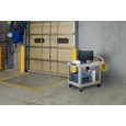 The BRUTE Heavy-Duty Utility Cart with Lipped Shelf transports materials, supplies, and heavy loads securely with up to 500 lbs. load capacity. The lipped shelves prevents items from falling off the cart and features an integrated V-notch to hold pipe and conduit securely for safe cutting.