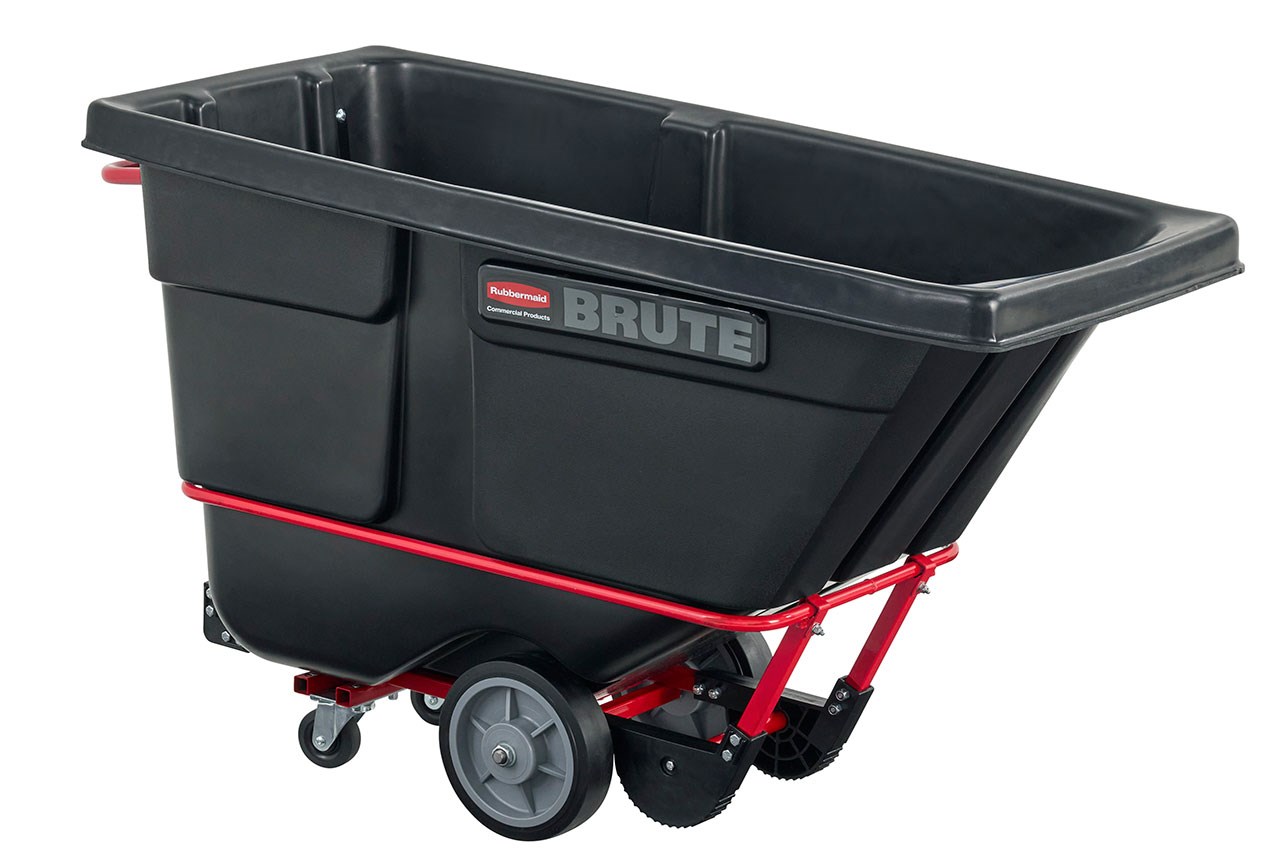 The BRUTE Heavy-Duty Tilt Truck has industrial strength construction and can transport heavy loads up to 1,400 lbs. with ease.