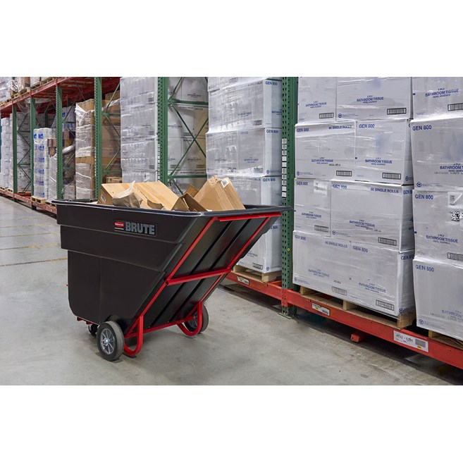 The BRUTE Standard Duty Tilt Truck has industrial strength construction and can transport heavy loads up to 1,200 lbs. with ease.