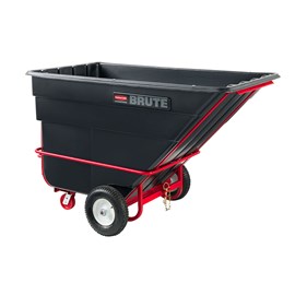 The BRUTE Towable Tilt Truck has Heavy-Duty industrial strength construction and can transport heavy loads up to 2,100 lbs. with ease.