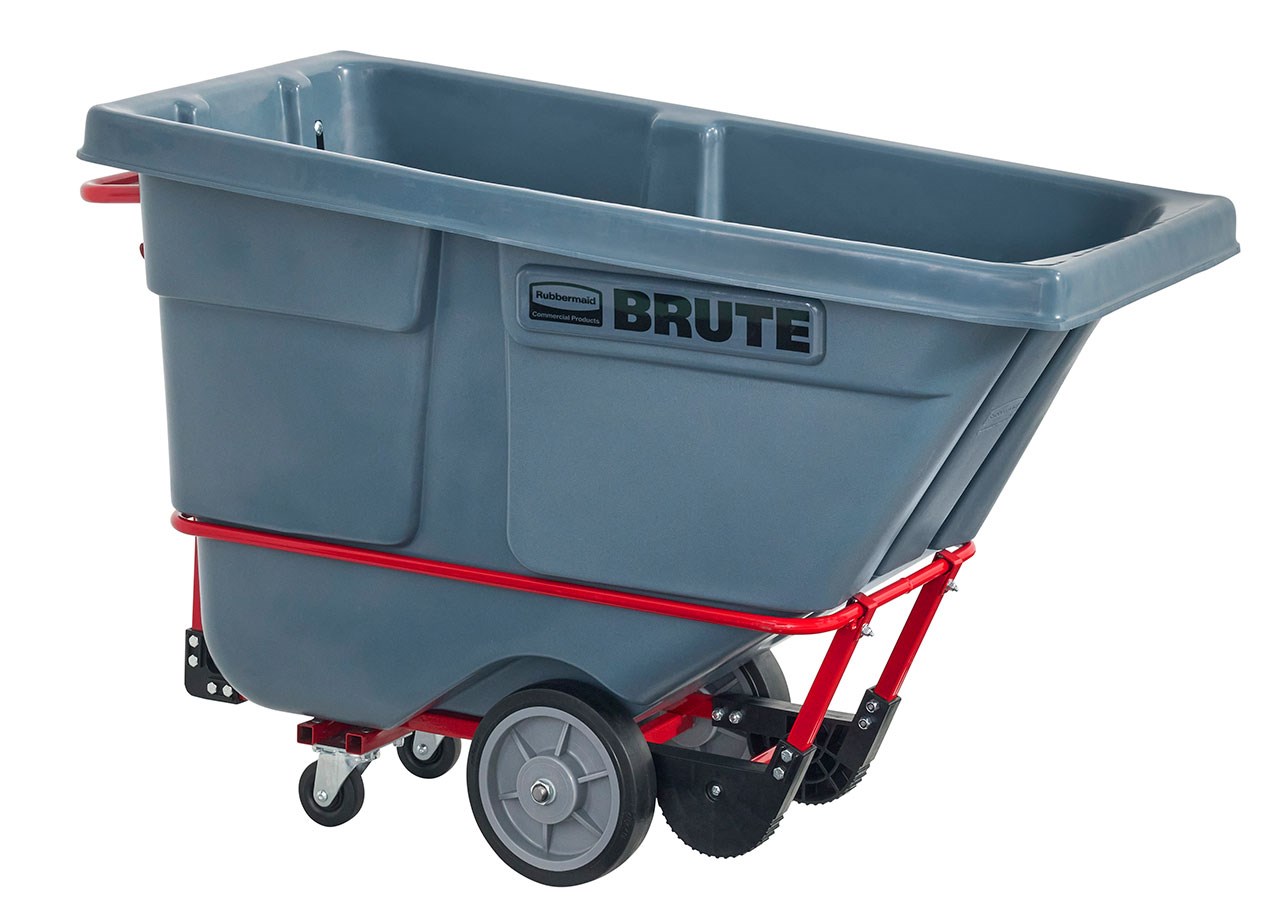 The BRUTE Heavy Duty Tilt Truck has industrial strength construction and can transport heavy loads up to 1,400 lbs. with ease.