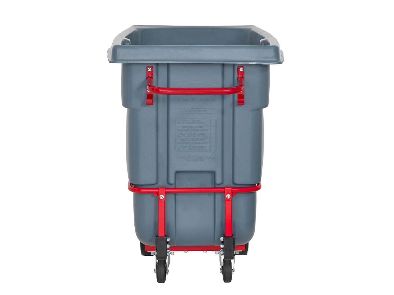 The BRUTE Heavy Duty Tilt Truck has industrial strength construction and can transport heavy loads up to 1,400 lbs. with ease.