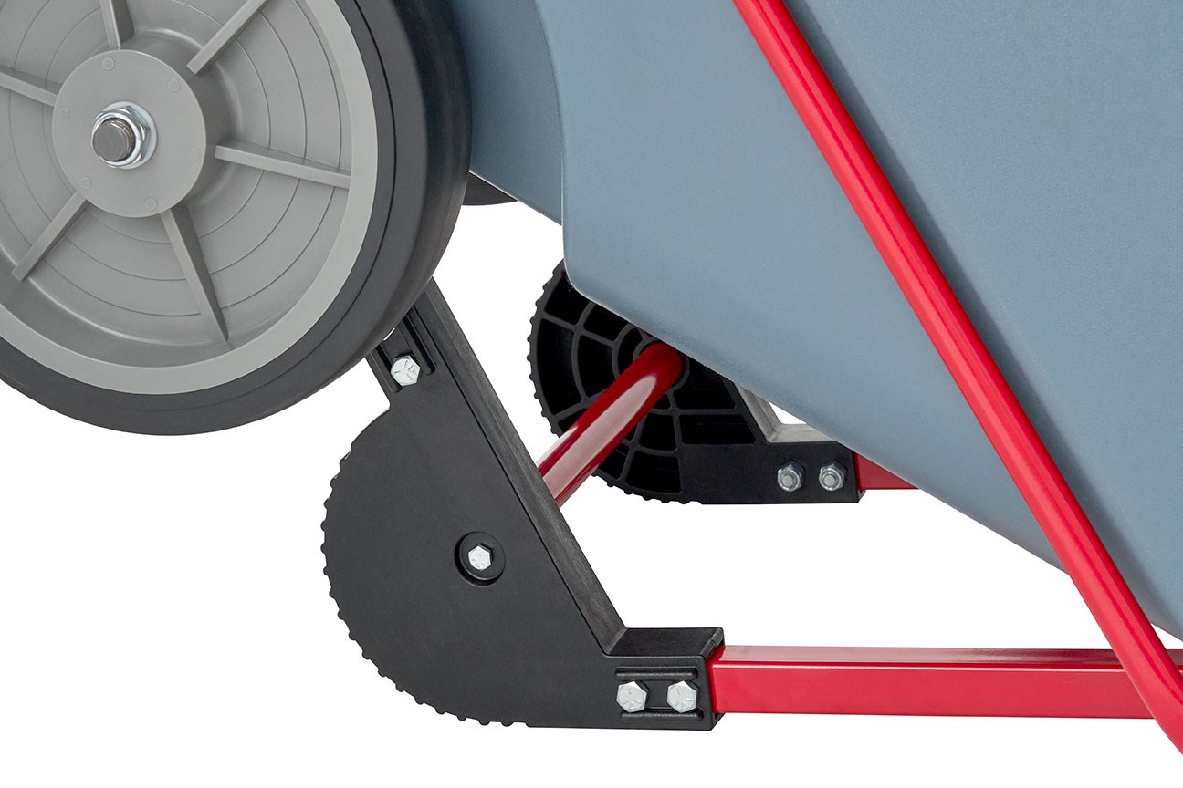 The BRUTE Heavy-Duty Tilt Truck has industrial strength construction and can transport heavy loads up to 2,100 lbs. with ease.