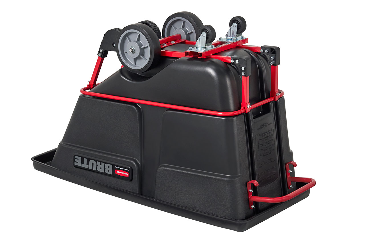 The BRUTE Heavy-Duty Tilt Truck has industrial strength construction and can transport heavy loads up to 1,400 lbs. with ease.