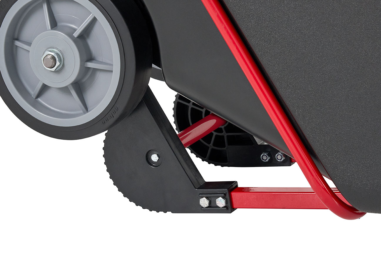 The BRUTE Heavy-Duty Tilt Truck has industrial strength construction and can transport heavy loads up to 1,400 lbs. with ease.