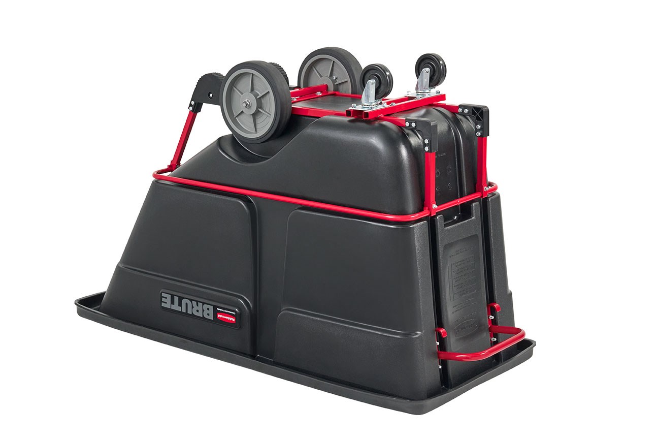 The BRUTE Heavy-Duty Tilt Truck has industrial strength construction and can transport heavy loads up to 2,100 lbs. with ease.