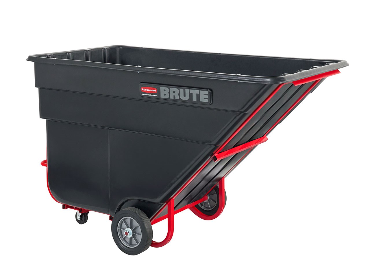 The BRUTE Heavy-Duty Tilt Truck has industrial strength construction and can transport heavy loads up to 2,300 lbs. with ease.