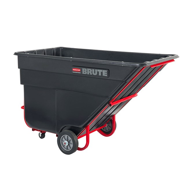 The BRUTE Heavy-Duty Tilt Truck has industrial strength construction and can transport heavy loads up to 2,300 lbs. with ease.