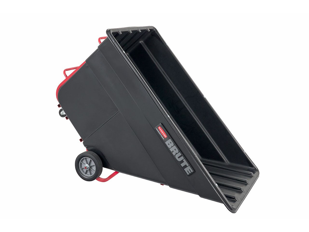 The BRUTE Heavy-Duty Tilt Truck has industrial strength construction and can transport heavy loads up to 2,300 lbs. with ease.