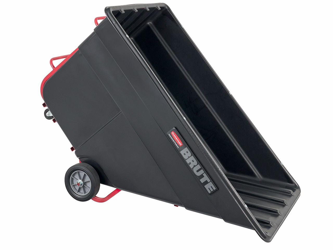 The BRUTE Heavy-Duty Tilt Truck has industrial strength construction and can transport heavy loads up to 2,300 lbs. with ease.