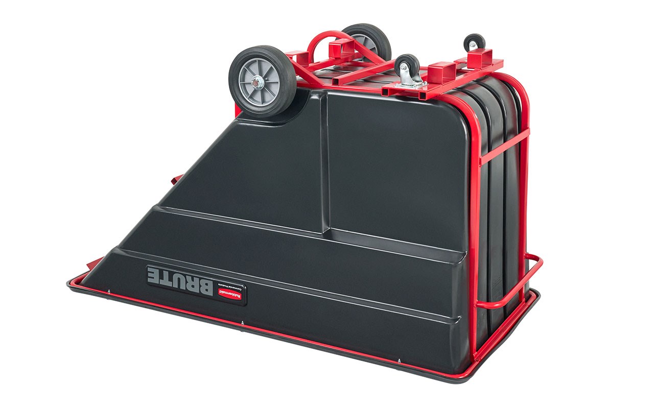 The BRUTE Forkliftable Tilt Truck offers industrial strength construction to transport heavy loads up to 1,500 lbs.