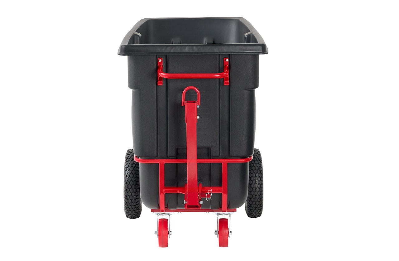 The BRUTE Towable Tilt Truck has Heavy-Duty industrial strength construction and can transport heavy loads up to 2,100 lbs. with ease.