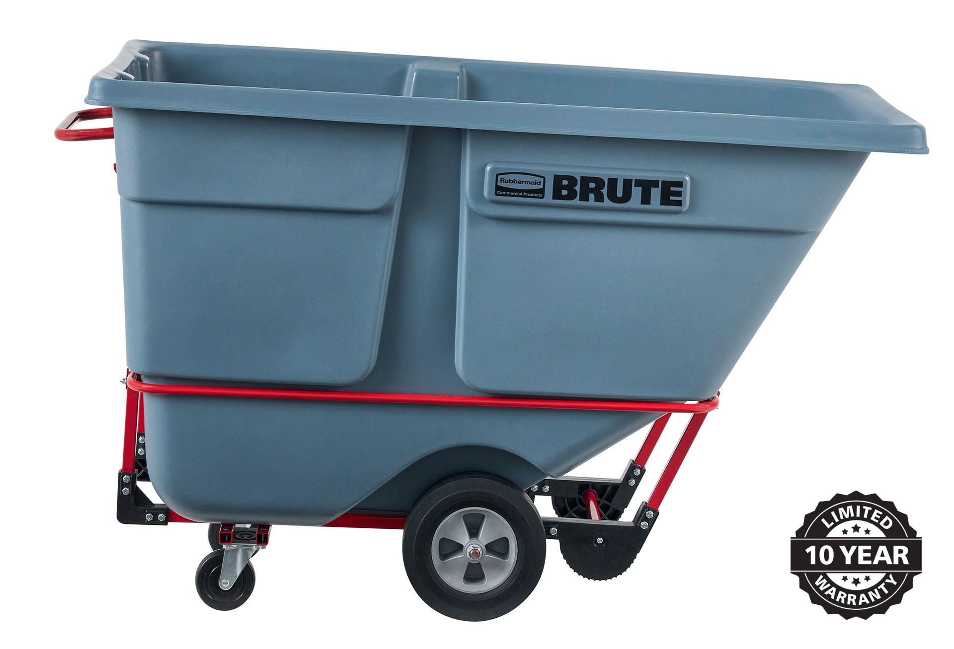 The BRUTE Standard Duty Tilt Truck has industrial strength construction and can transport heavy loads up to 1,250 lbs. with ease.