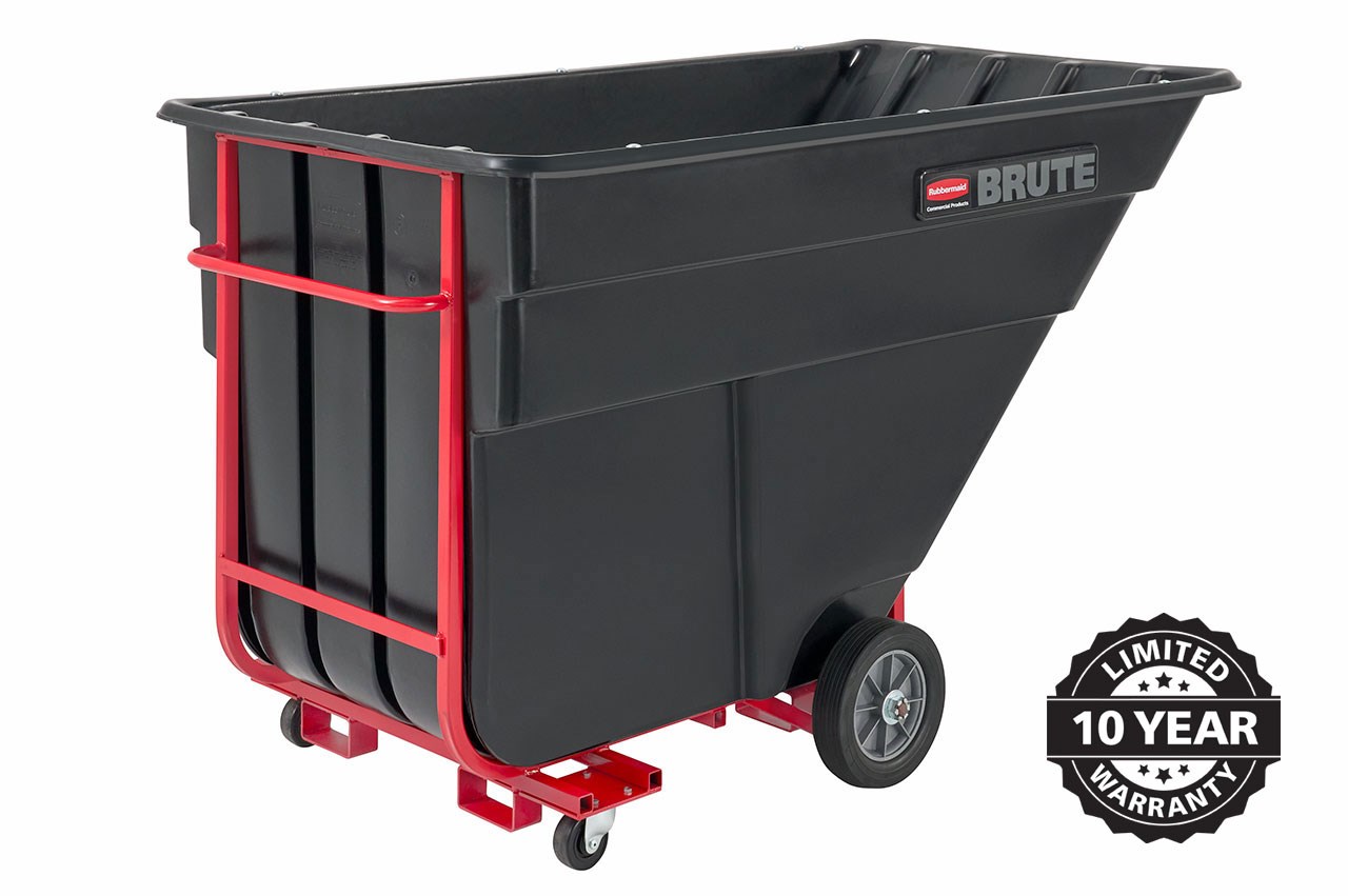 The BRUTE Forkliftable Tilt Truck offers industrial strength construction to transport heavy loads up to 1,500 lbs.