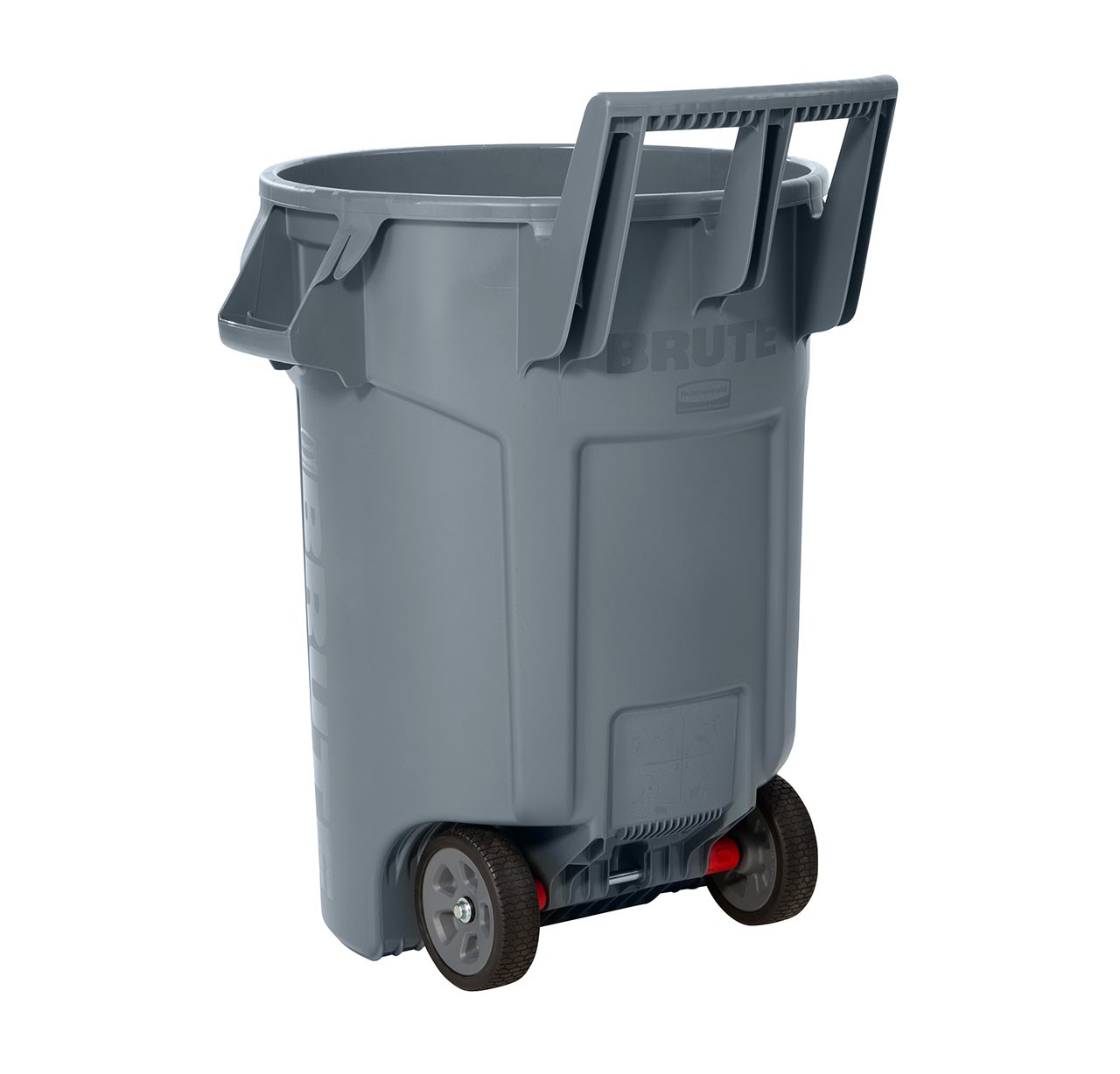 The Wheeled BRUTE® Container allows you to move loads 5X easier* even over rough terrains to improve productivity and reduce the risk of injury.