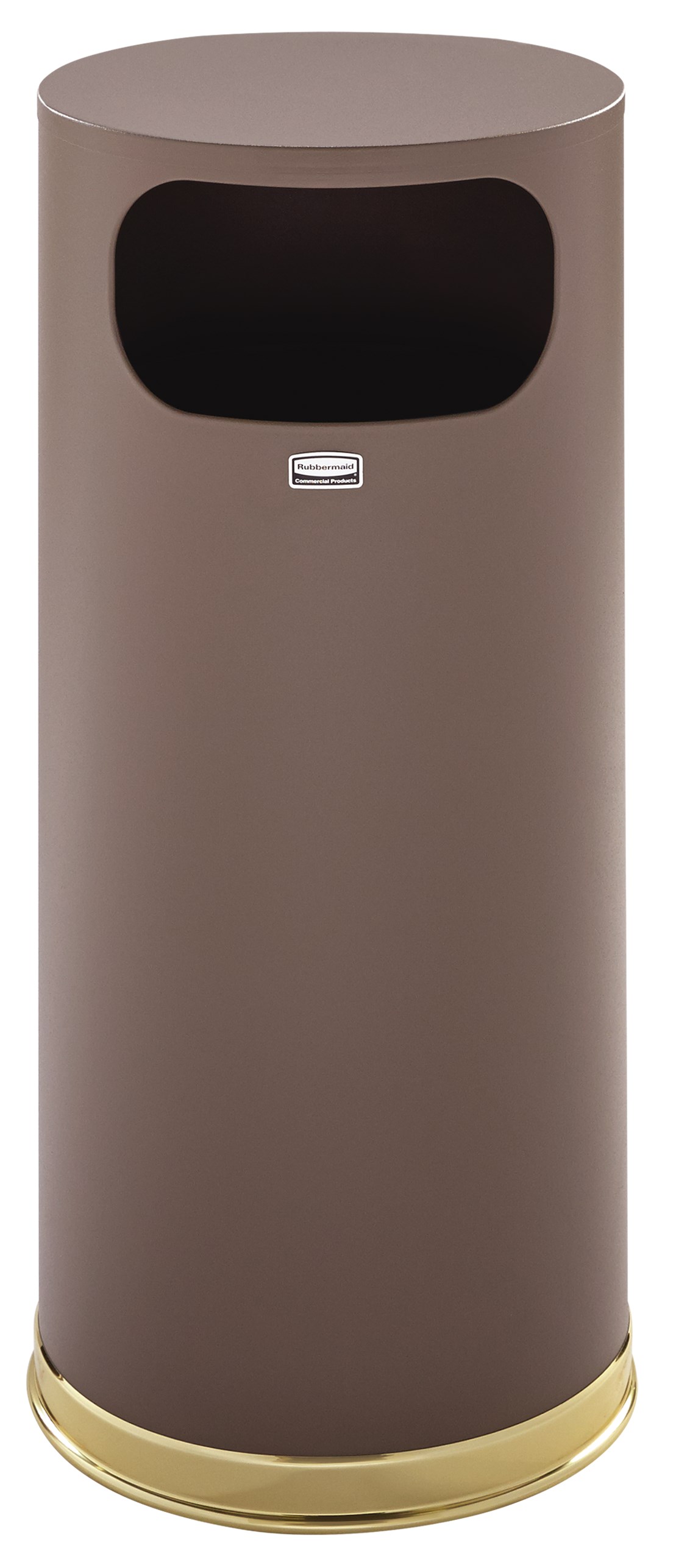 The Metallic Series 15 Gallon FGSO17 Indoor Waste Container is made from heavy-gauge, fire-safe steel with a durable, textured powder coat finish to help withstand the rigors of everyday use.