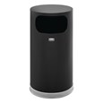 The Metallic Series 12 Gallon FGSO16 Indoor Waste Container is made from heavy-gauge, fire-safe steel with a sleek design that blends nicely with upscale interiors.