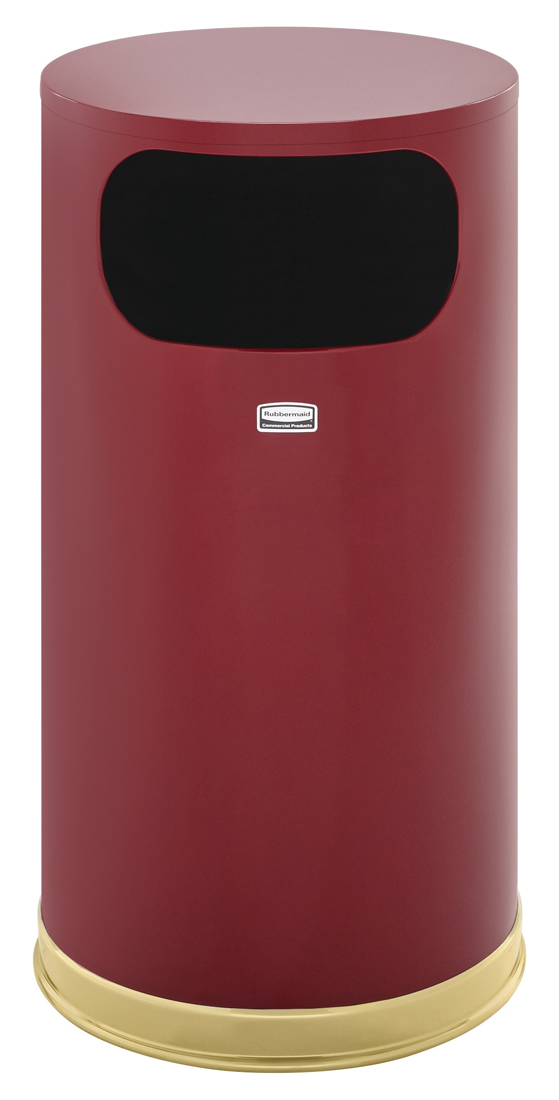 The Metallic Series 12 Gallon FGSO16 Indoor Waste Container is made from heavy-gauge, fire-safe steel with a sleek design that blends nicely with upscale interiors.