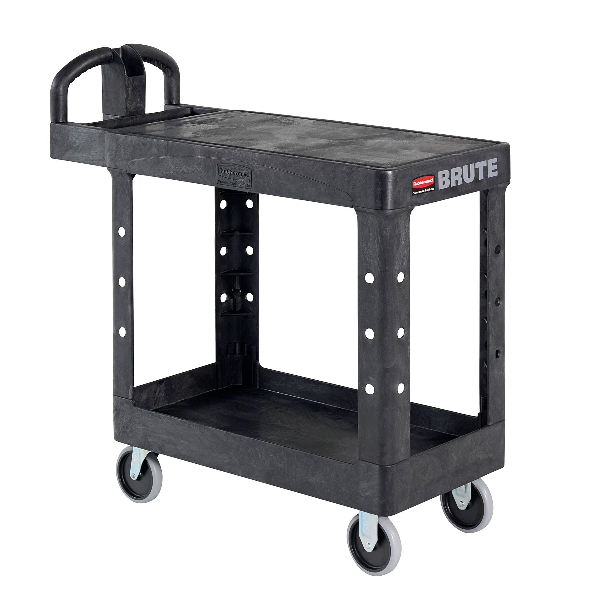 Durable versatile cart that is ideal for securely transporting materials, supplies, and heavy loads up to 500 lbs.