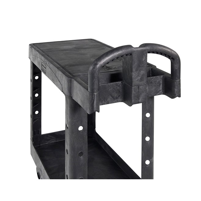 Durable versatile cart that is ideal for securely transporting materials, supplies, and heavy loads up to 500 lbs.