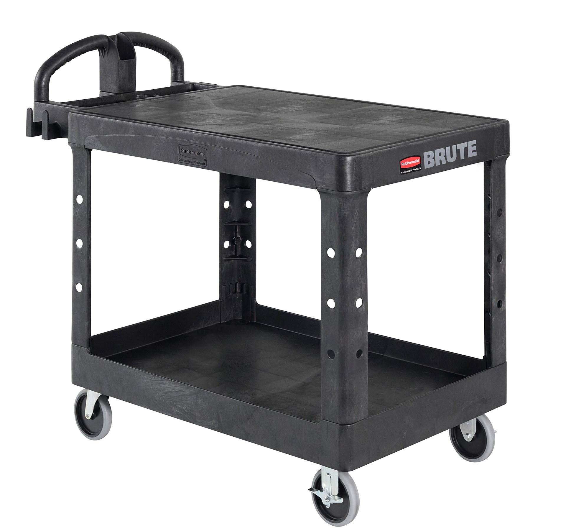 Durable versatile cart that is ideal for securely transporting materials, supplies, and heavy loads up to 500 lb.