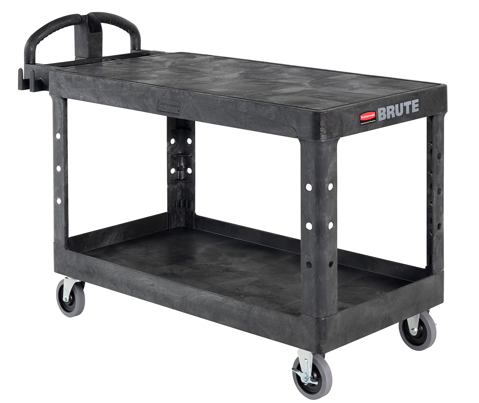 Durable versatile cart that is ideal for securely transporting materials, supplies, and heavy loads up to 500 lb.