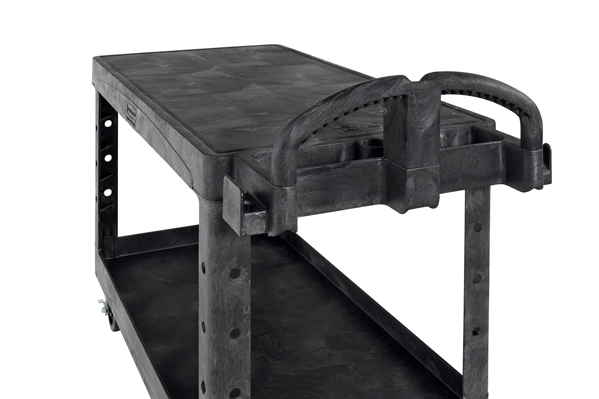 Durable versatile cart that is ideal for securely transporting materials, supplies, and heavy loads up to 500 lb.