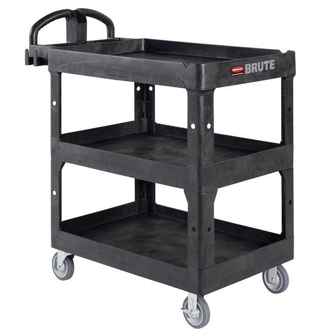 three-shelf heavy-duty utility cart reference image