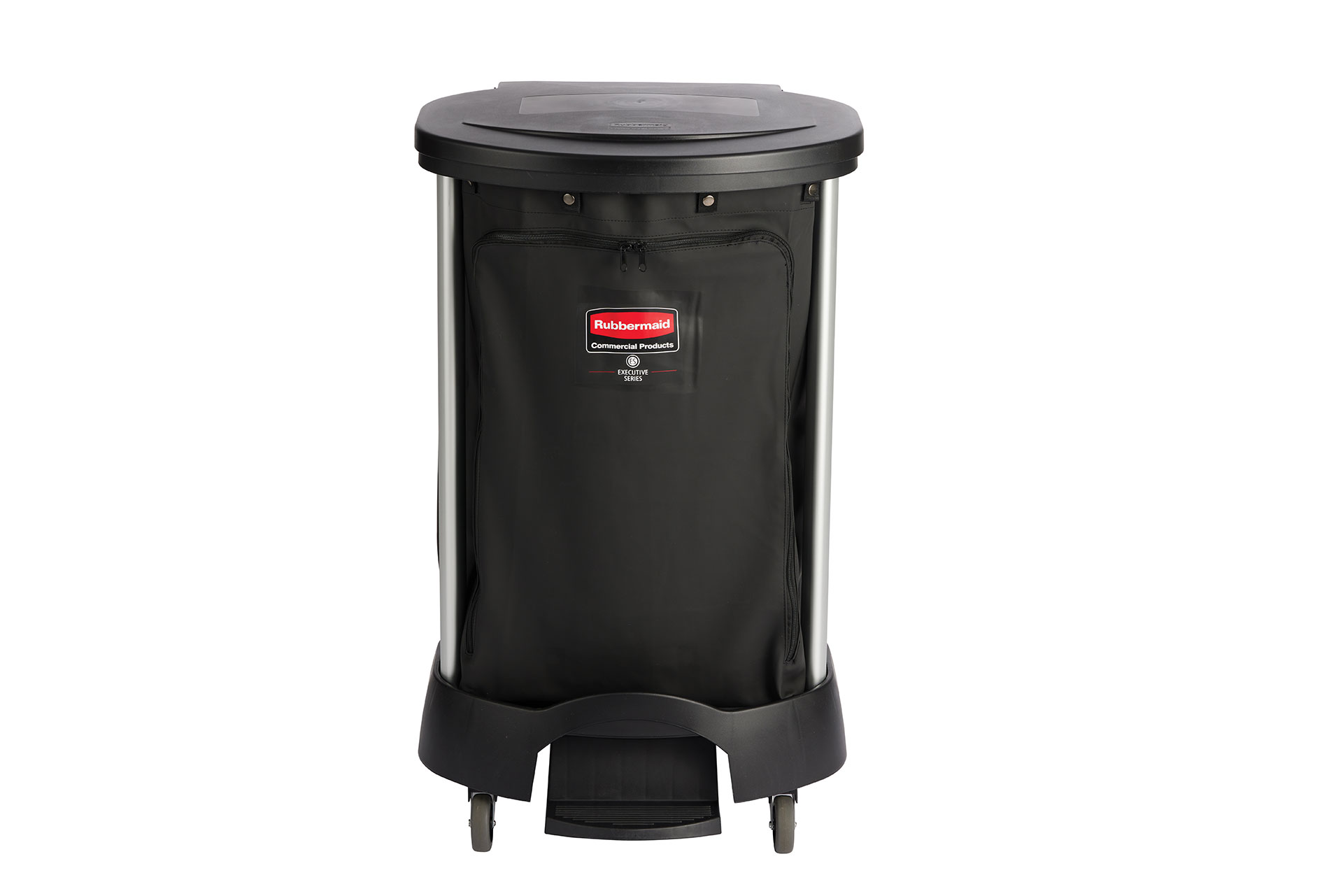 The Rubbermaid Commercial Premium Linen Hamper is a smart choice for large-capacity, hands-free waste collection.