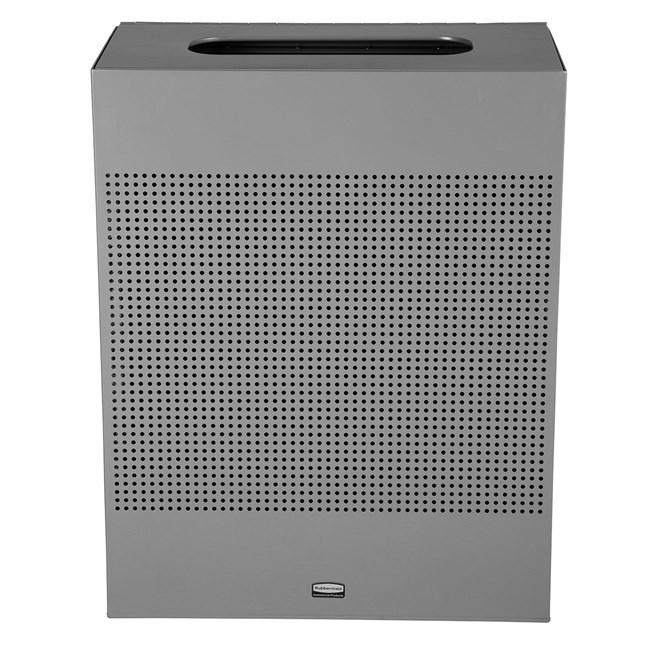 The sleek Silhouettes 22.5 Gallon FGSR18 Decorative Rectangle Indoor Waste Container has a contemporary perforated pattern designed to seamlessly and beautifully blend with modern facilities and environments. High-quality materials and craftsmanship ensure containers can withstand the rigors of everyday use.