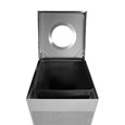 The sleek Silhouettes 20 Gallon FGSC18 Decorative Square Indoor Waste Container has a contemporary perforated pattern designed to seamlessly and beautifully blend with modern facilities and environments. High-quality materials and craftsmanship ensure containers can withstand the rigors of everyday use.