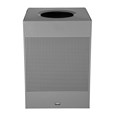 The sleek Silhouettes 40 Gallon FGSC22 Decorative Square Indoor Waste Container has a contemporary perforated pattern designed to seamlessly and beautifully blend with modern facilities and environments. High-quality materials and craftsmanship ensure containers can withstand the rigors of everyday use.