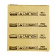 Hace frente a los derrames de forma eficaz e inmediata al cubrir el líquido derramado y alertar a los peatones con su color amarillo brillante.