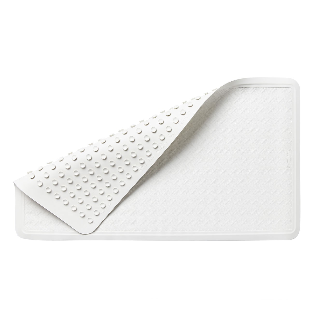 Safti-Grip® Bath Mat is perfect for a shower stall or bathtub. Suction-backed to stay firmly in place.
