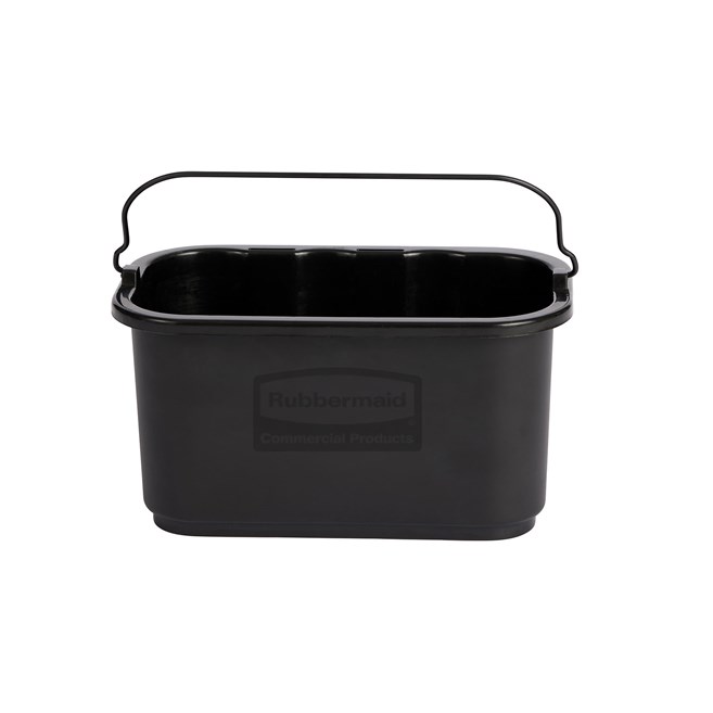 The 10-Quart Caddy for Cleaning Carts provides a quick and easy way to clean in tight places.