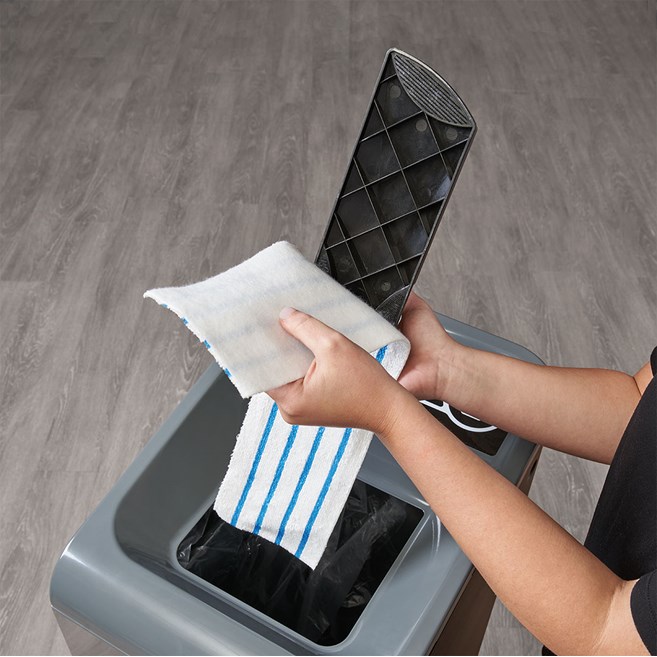 The HYGEN™ Disposable Microfiber Pads assists in environmental cleaning, the first step in the disinfection process, by removing 99.9% or more of tested fungi, viruses, and bacteria* to help improve cleaning efficacy.