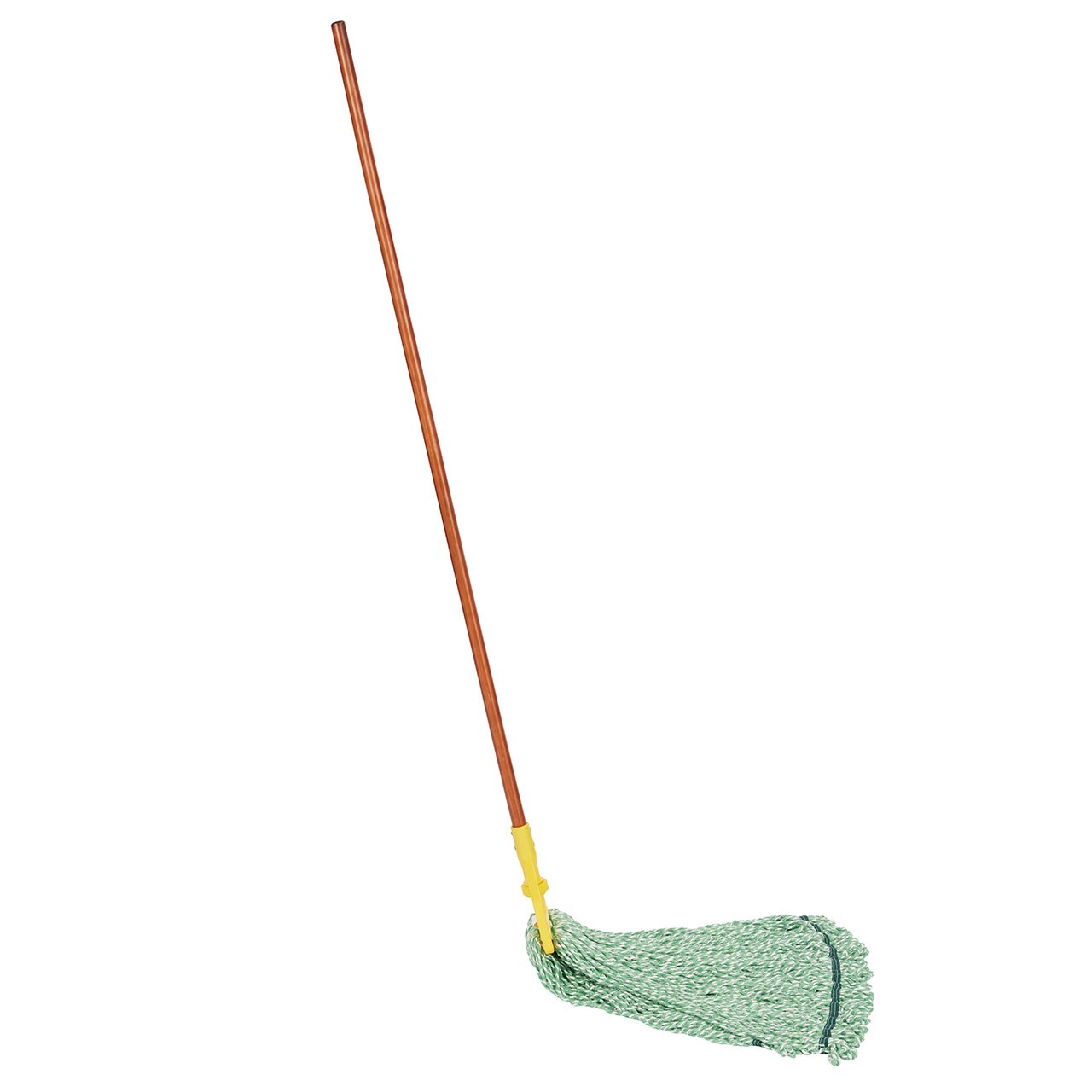 Web Foot® Microfiber String Mop is great for smooth to rough floors and large spill pickups. Designed with looped ends and blend yarn.
