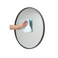HYGEN™ Mirror and Glass Cloths are designed with premium microfiber construction that leaves no trace of scratches or lint residue behind on glass or mirrored surfaces.